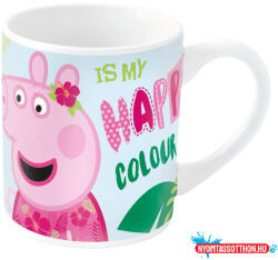 Peppa Malac Pink porcelán bögre 235 ml (8 oz) Díszdobozban (JAV_STF20100)