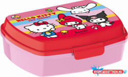 Hello Kitty and Friends funny műanyag szendvicsdoboz (JAV_STF82884)