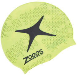 Zoggs Silicone Printed úszósapka, predator sárga