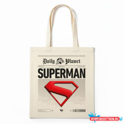 Superman Daily Planet shopping bag, bevásárlótáska 40 cm (JAV_CEP2100006209)