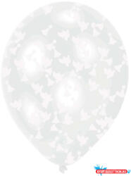 Esküvő Clear töltött léggömb, lufi 6 db-os 11 inch (27, 5 cm) (JAV_DPA9908067)