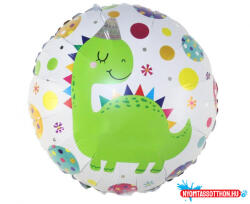 Dinoszaurusz Party gömb fólia lufi 36 cm (JAV_MLG410492)