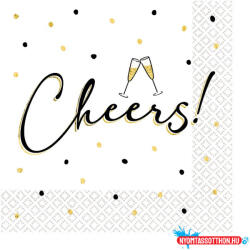 Ünnepel Cheers Dots szalvéta 16 db-os 33x33 cm (JAV_DPA9920092)