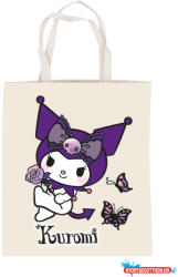 Hello Kitty Kuromi Butterfly vászontáska, bevásárlótáska 44 cm (JAV_MSL706469)