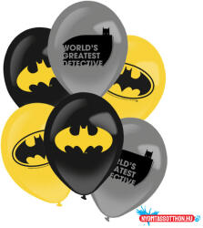 Batman City léggömb, lufi 6 db-os 11 inch (27, 5 cm) (JAV_DPA9915098)