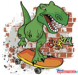 Dinoszaurusz Crazy szalvéta 20 db-os 33x33 cm (JAV_PKK049932)