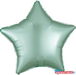  Zöld Silk Lustre Mint csillag fólia lufi 48 cm (JAV_DPA9914109)