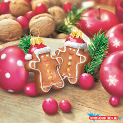 Karácsony Karácsonyi Gingerbread szalvéta 20 db-os 33x33 cm (JAV_PKK761743)