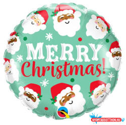 Karácsony Karácsonyi Santas fólia lufi 46 cm (JAV_MLG315601)
