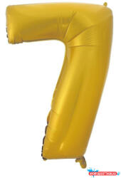 Számok Arany 7-es Gold Mat szám fólia lufi 92 cm (JAV_MLG106565)