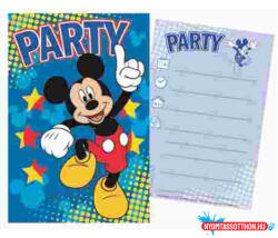 Disney Mickey Star party meghívó (JAV_ARJ008031G)
