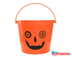 Halloween Tök Crazy cukorka gyűjtő vödör 14, 5x11, 5 cm (JAV_MLG194746)