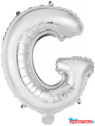 Betűk Ezüst Silver G betű fólia lufi 45 cm (JAV_DPA9909614)