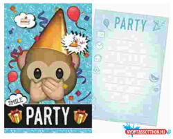 Emoji Blue Party Meghívó (JAV_ARJ008031J)