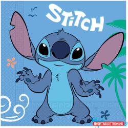 Disney Lilo és Stitch, A csillagkutya Angel szalvéta 20 db-os 33x33 cm FSC (JAV_PNN96796)