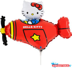 Hello Kitty Airplane Red mini fólia lufi 35 cm (WP) (JAV_GBBL650R)