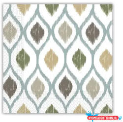  Színes Boho Cells szalvéta 20 db-os 33x33 cm (JAV_PNN96555)
