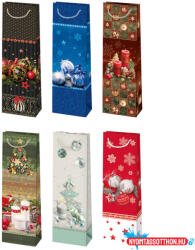 Karácsony Karácsonyi Decorations papír italtáska 10, 5x33x8, 5 cm (JAV_PKK048331)