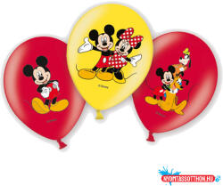 Disney Mickey Disney Mickey, Minnie Fun léggömb, lufi 6 db-os 11 inch (27, 5 cm) (JAV_DPA999240)