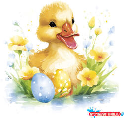 Húsvét Cute Baby Duck szalvéta 20 db-os 33x33 cm (JAV_PKK765215)