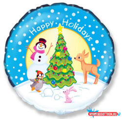 Karácsony Karácsonyi Holiday fólia lufi 48 cm (JAV_MLG312546)