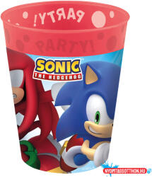 Sonic a sündisznó Sega micro prémium műanyag pohár szett 4 db-os 250 ml (JAV_PNN96772)