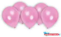  Rózsaszín Metallic Pastel Pink léggömb, lufi 8 db-os (JAV_PNN95959)