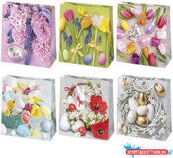 Húsvét Spring papír ajándéktasak, ajándékzacskó 15, 5x15, 5x8 cm (JAV_PKK768384)