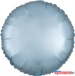  Kék Silk Lustre Pastel kör fólia lufi 43 cm (JAV_DPA9914116)