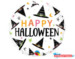 Halloween Happy Halloween Hat fólia lufi 46 cm (JAV_MLG233071)