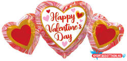Szerelem Happy Valentine's Day Trio fólia lufi 86 cm (JAV_DPA4231401)