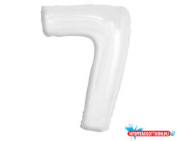 Számok Fehér B&C White 7-es szám fólia lufi 92 cm (JAV_MLG189421)
