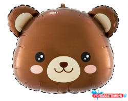 Medve Maci Brown fólia lufi 48 cm (JAV_MLG184112)