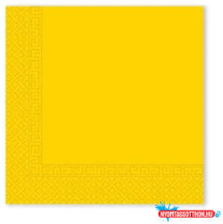  Sárga Unicolour Light Yellow szalvéta 20 db-os 33x33 cm FSC (JAV_PNN96310)