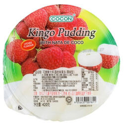 Cocon Licsi ízű puding kókuszos zselédarabkákkal 420g