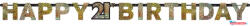 Boldog Születésnapot Happy Birthday Gold 21 hologrammos felirat 213 cm (JAV_DPA9900561)