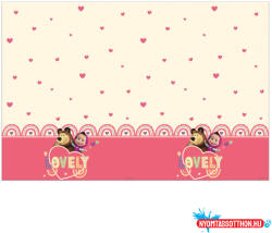 Mása és a medve Sweet Heart műanyag asztalterítő 120x180 cm (JAV_PNN97913)