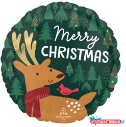 Karácsony Merry Christmas, Karácsonyi fólia lufi 43 cm (JAV_DPA4613075)