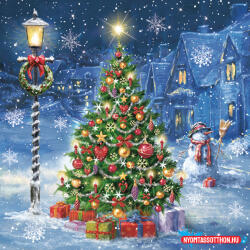 Karácsony Karácsonyi Xmas Eve szalvéta 20 db-os 33x33 cm (JAV_PKK033788)