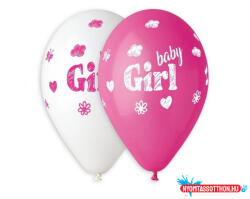 Baby Girl léggömb, lufi 5 db-os 13 inch (33 cm) (JAV_MLG329421)