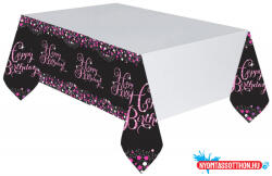 Boldog Születésnapot Happy Birthday Pink műanyag asztalterítő 120x180 cm (JAV_DPA9900572)