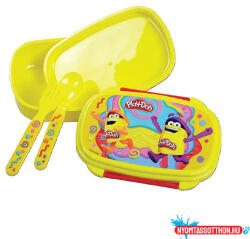 Play-Doh Happy szendvicsdoboz + evőeszköz szett (JAV_GIM55600276)