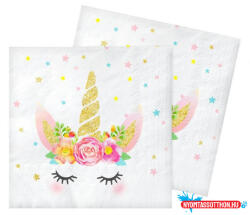 Unikornis Star szalvéta 20 db-os 33x33 cm (JAV_MLG139761)