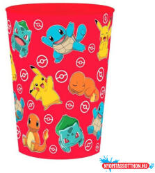 Pokémon Red műanyag pohár 250 ml (JAV_EWA00027PK)