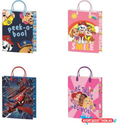 Disney Disney, Mancs Őrjárat, Pókember papír ajándéktasak, ajándékzacskó 34x26x12 cm (JAV_ARJ068493)