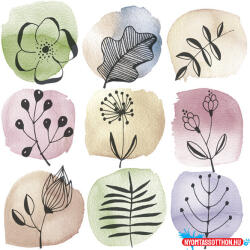 Virág Flora Stamps szalvéta 20 db-os 33x33 cm (JAV_PKK049987)