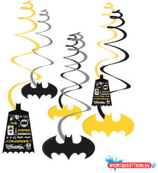 Batman City szalag dekoráció 6 db-os szett (JAV_DPA9915095)