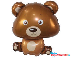 Medve Maci Brown Teddy fólia lufi 60 cm (JAV_MLG410621)