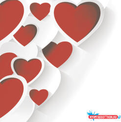 Szerelem 3D Hearts szalvéta 20 db-os 33x33 cm (JAV_PKK045781)