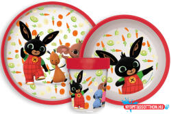 Bing Happy Carrots csúszásmentes étkészlet, micro műanyag szett (JAV_JVL66684)